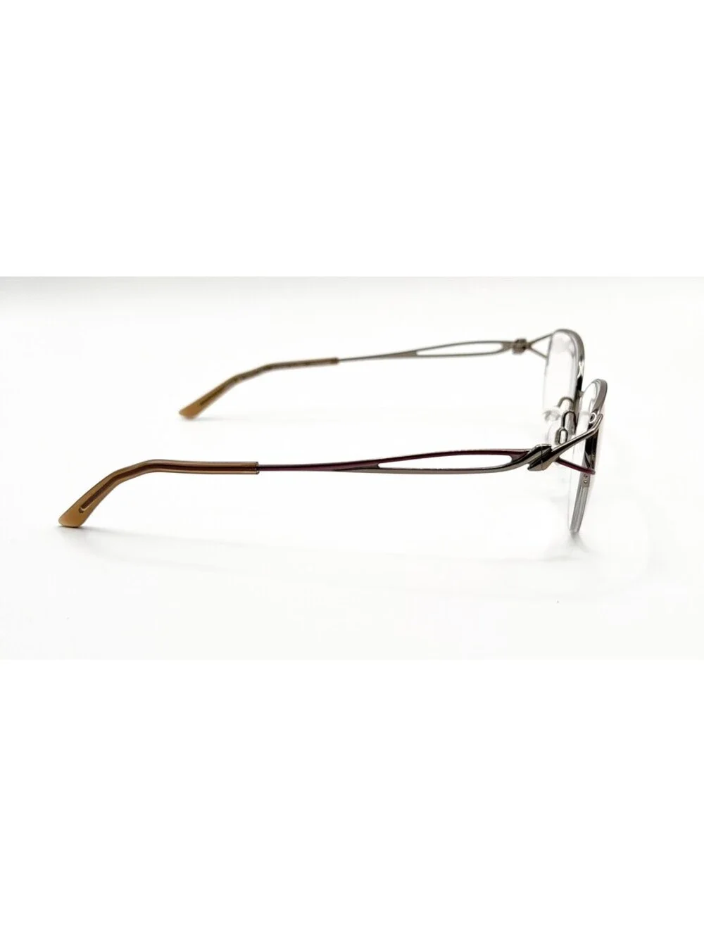 Charmant Ch29210 Br Brown Authentic Eyeglasses 52-17-140